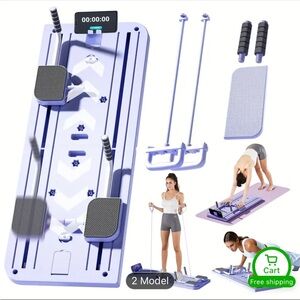 Adjustable Home Fitness Sliding Board - Lavender